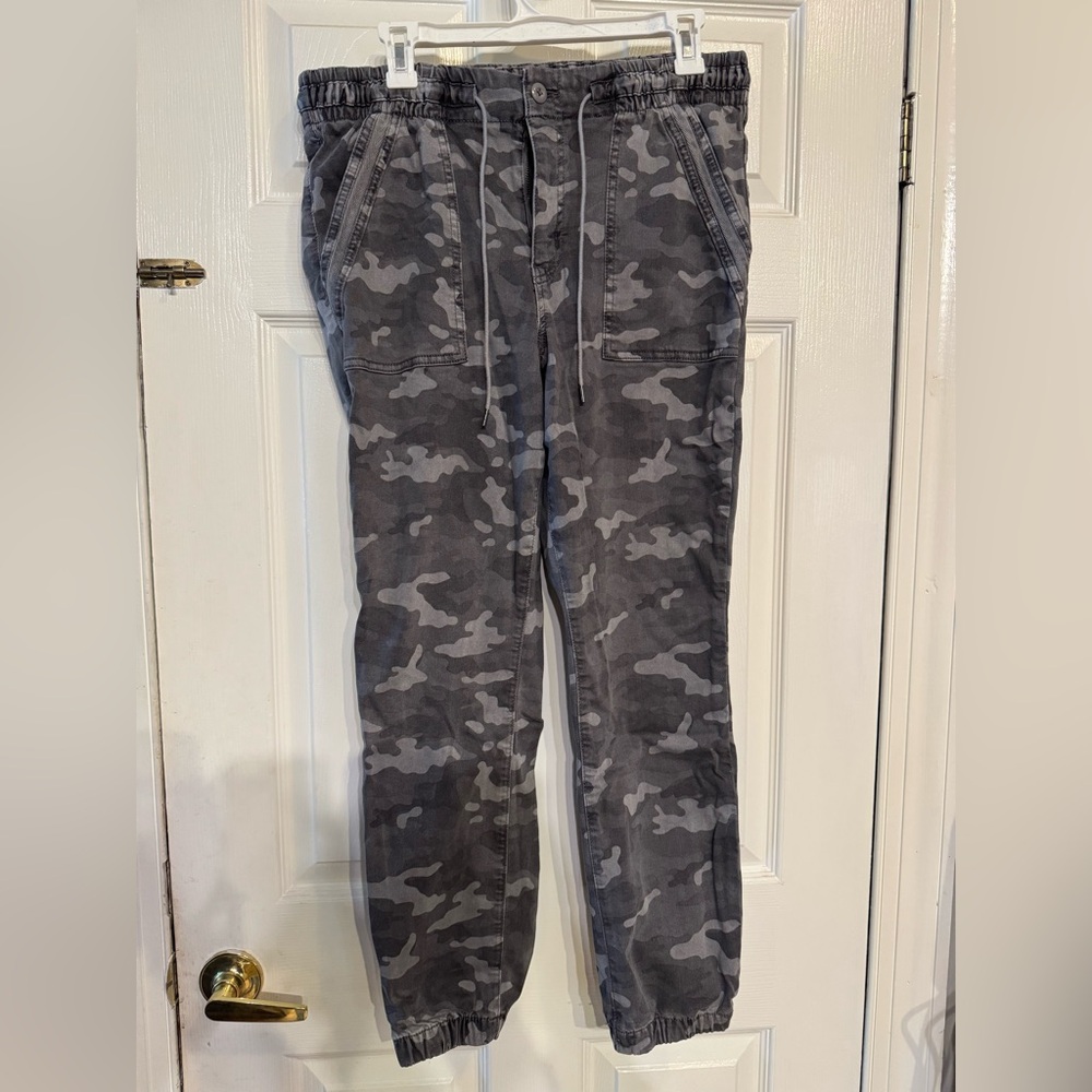 American Eagle Outfitters Woman’s Gray Camo Cargo Pants